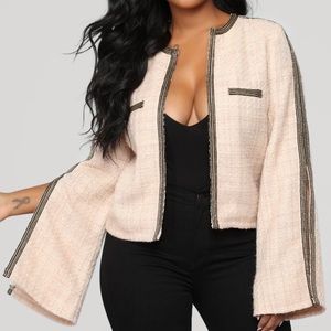 Fashion Nova Tweed Jacket 🧡🌸